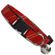 Wizard Academy Cat Collar - Red & Yellow